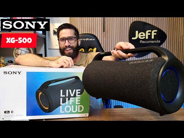 SONY SRS-XG500: Ainda Vale a pena COMPRAR essa CAIXA DE SOM? (UNBOXING)