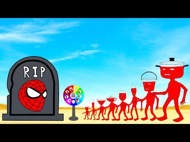 Rescue SPIDERMAN From Evolution Of MONSTER RADIATION : Returning From The Dead SECRET - FUNNY