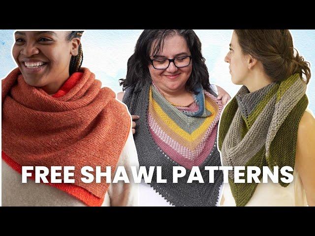 15 FREE Shawl Patterns You'll Want to Cast On!