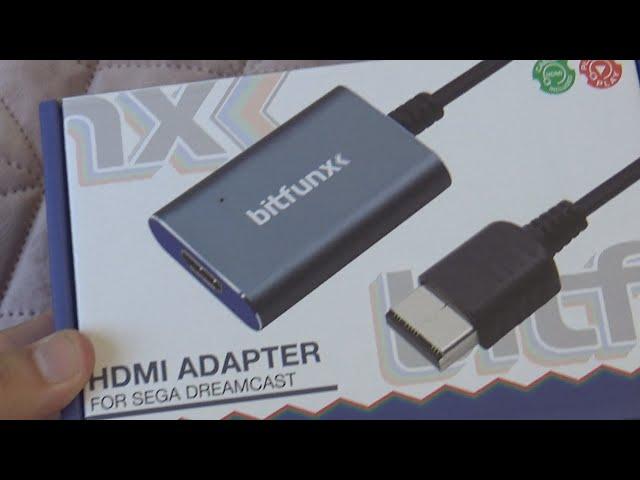 Bitfunx HDMI Adapter for Sega Dreamcast Consoles Review and Test