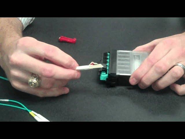 CommScope Fiber Optic Lockable Patch Cord Kit Procedure