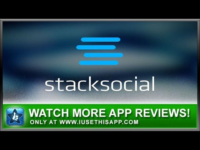 StackSocial iPhone App Review - Tech Reviews - App Reviews