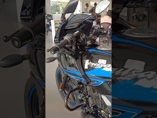 New 2025 Model Bajaj Pulsar 220F Balck Blue  #ridersp #pulsar220