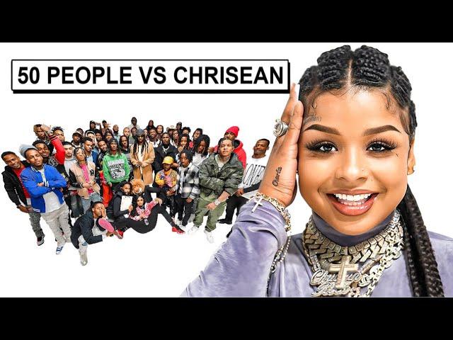 50 PEOPLE VS 1 RAPPER: CHRISEAN ROCK