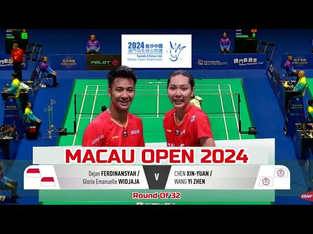 Ferdinansyah/Widjaja (INA) vs Chen Xin Yuan/Wang Yi Zhen (TPE), Macau Open 2024 Round of 32