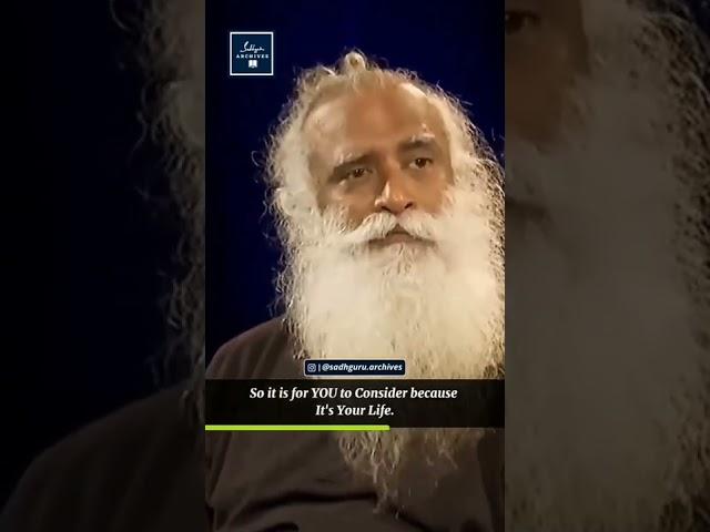 Are You For Marriage or Against Marriage | Sadhguru Archives | #sadhguru #yoga #shorts