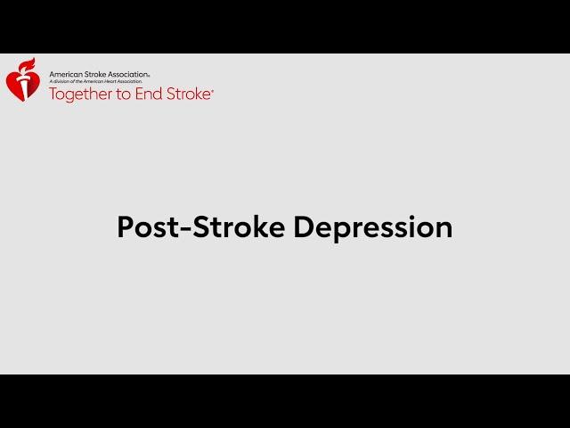 Post-Stroke Depression