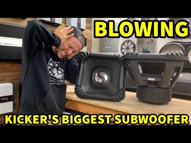 BLOWING KICKER'S BIGGEST SUBWOOFER | Solo X 15" Review Pt 2