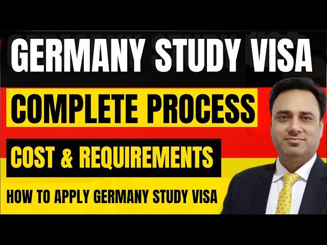 How To Apply Germany Study Visa | Complete Process 2024 | Total Cost | #germany #study #visa