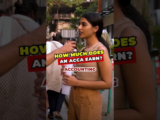 How Much Does An ACCA Earn? #acca #earnings #salary #commercestudent #accounting