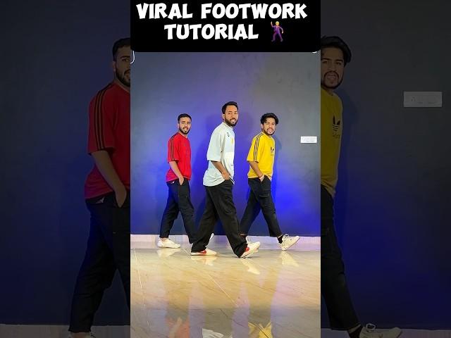 VIRAL FOOTWORK TUTORIAL  #footworkdance  #footworktutorial  #shuffledance #shuffle #ytshorts