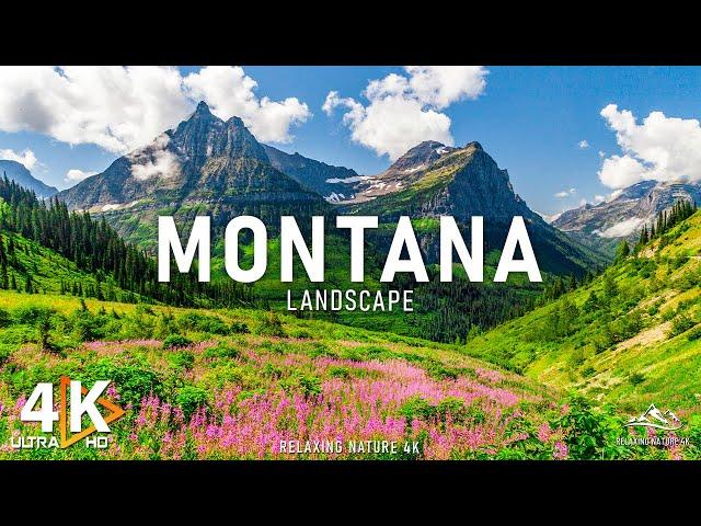 MONTANA 4K UHD - Montana's Majestic Landscapes: From Mountains to Prairies