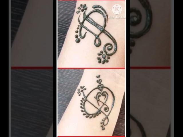 Amazing D Letter Tattoo Love Design and Unique D Letter Tattoo by #sakshiartofmehandi