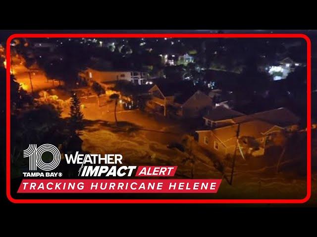 Video shows serious flooding in Clearwater Beach from Hurricane Helene