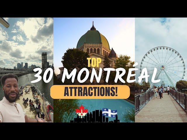 Top 30 things to do when visiting Montreal Canada. A complete travel guide for fun activities in MTL