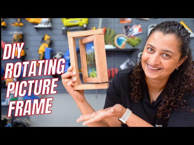 Making a Rotating Picture Frame | Easy DIY Woodworking Project