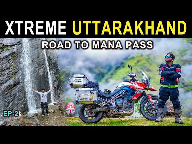 अब होगा भयंकर ADVENTURE ️ Road To MANA Pass XTREME UTTARAKHAND | Rudraprayag To Badrinath | Ep-2