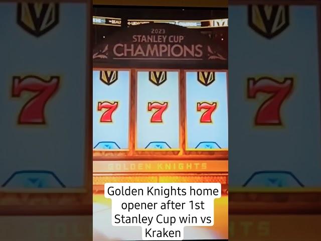 Vegas Golden Knights home opener Stanley Cup champions