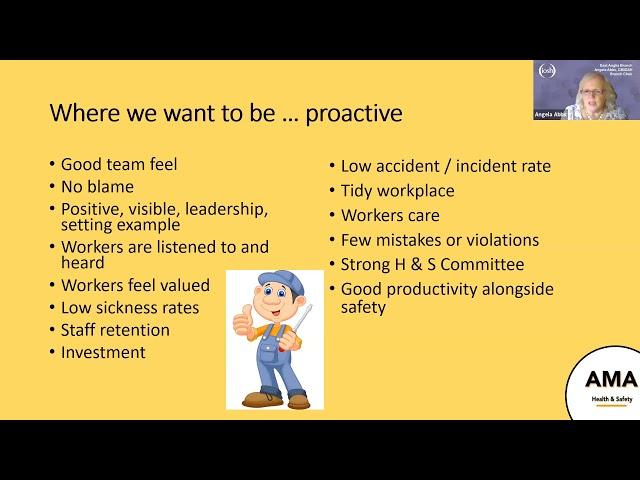 How to improve a safety culture, the part an OSH professional can play