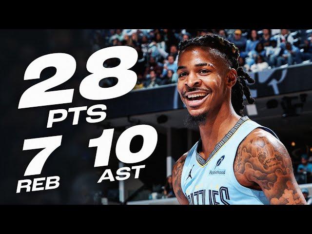 Ja Morant DOES IT ALL in The Grizzlies W! | December 13, 2024