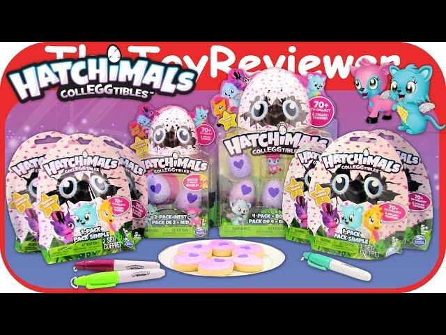 Hatchimals Colleggtibles Blind Bags Nest 2 + 4 Pack Collectibles Unboxing Toy Review TheToyReviewer