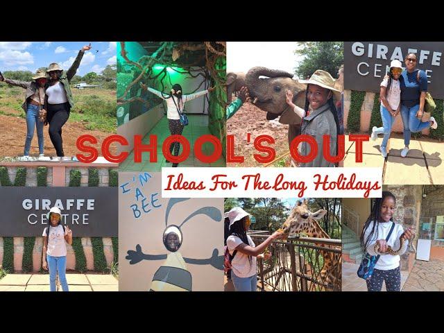 VLOG Pt.1 | Long School Holiday Plans In Nairobi with Kids | Giraffe Centre, Nairobi Museum, SWT