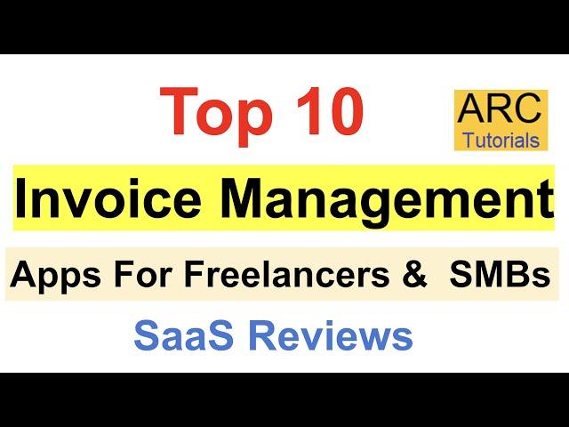 Top 10 Invoice Management Apps | Free Invoice Apps | Best Invoicing Apps For Small Business
