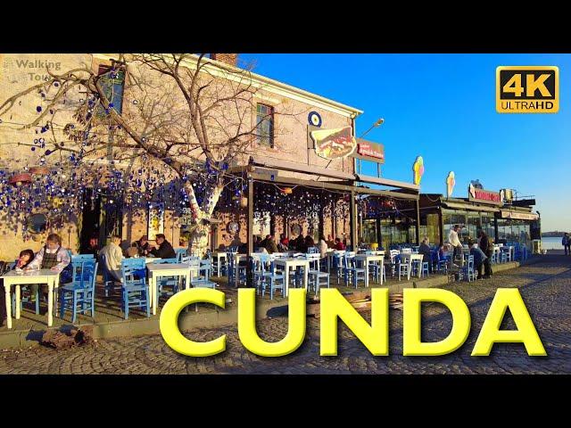 Cunda Island Walking Tour 4K UHD 50fps | Ayvalık Cunda Adası aka Alibey Island