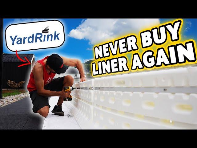 We built a Hockey Rink in AUGUST?! - YardRink Review