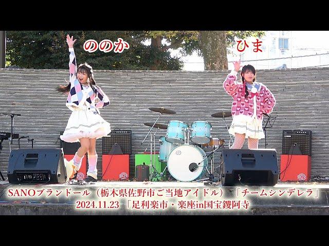 SANOブランドール（栃木県佐野市ご当地アイドル）「チームシンデレラ」ののか・ひま＿2024.11.23 「足利楽市・楽座in国宝鑁阿寺 」