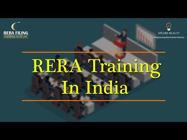 RERA Training in India by RERA Filing