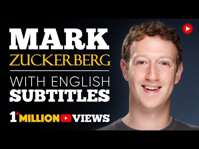 ENGLISH SPEECH | MARK ZUCKERBERG: Find Your Purpose (English Subtitles)