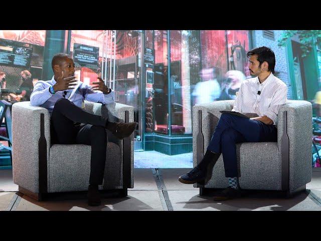 Damola Adamolekun (CEO of P.F. Chang's) in-conversation at RestaurantSpaces