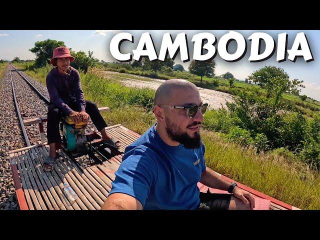 This Bamboo Train In Battambang Is WILD - Cambodia 