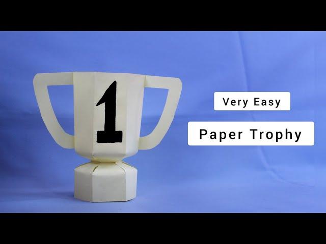 How to make a Paper Trophy  | Step by step Tutorial