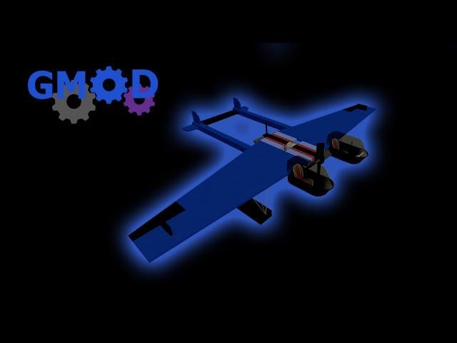 Gmod - Airplane With 2 Working Engines + Fin Propeller