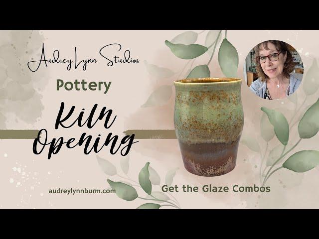 POTTERY Kiln Opening, Oh how I love you COPPER FLOAT!, Cone 6 Natural Cool Firing! Combos to share!