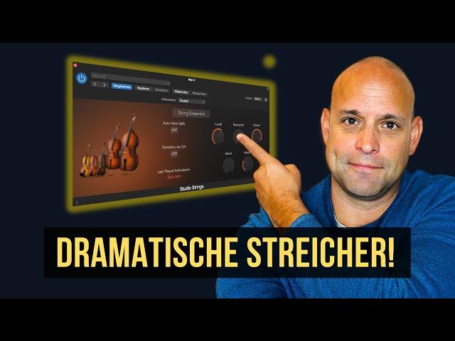 Extrem schnell realistische Strings in Logic Pro 11 (Tutorial Deutsch)