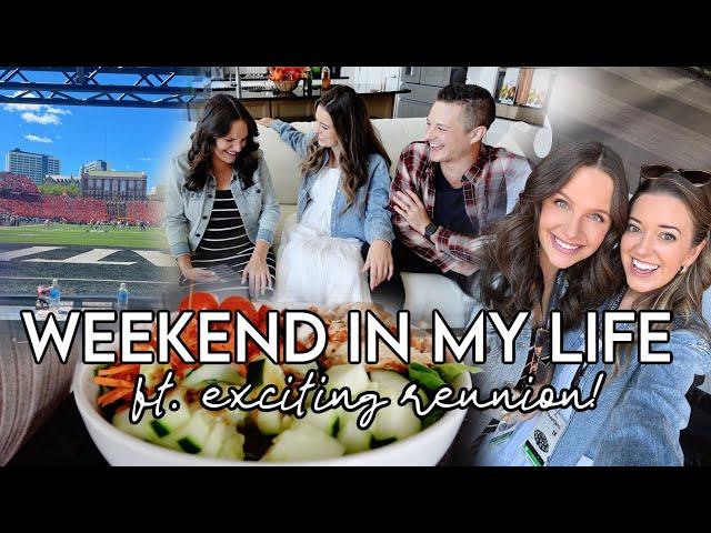 VLOG: last ultrasound, girls sleepover(!!), college football game + perfect fall weekend!