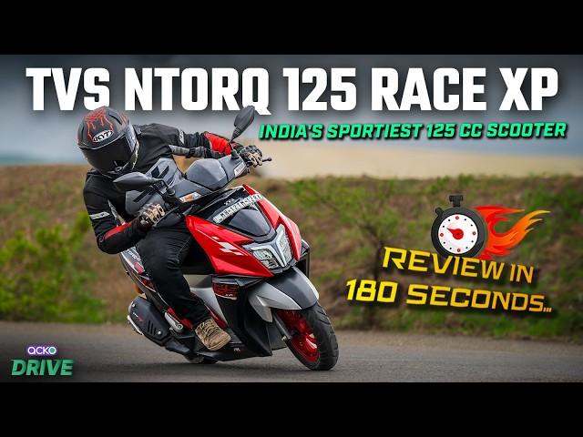 TVS NTorq 125 Race XP | The Sporty And Not So “Sporty” Bits In 180 Seconds!