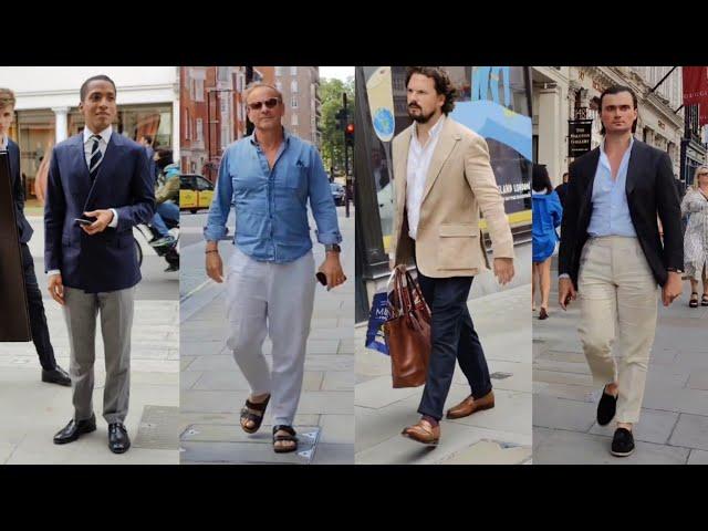 Men’s Street Fashion 2024. What are Men's Wearing in London.