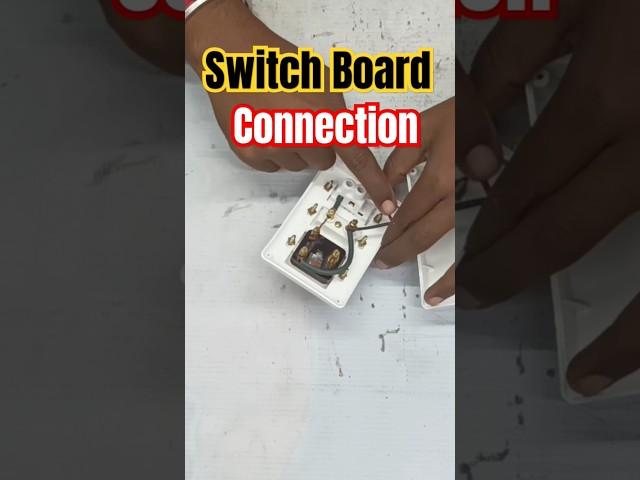 Switch Board Connection  #youTybe short #short video R.K Technical Work