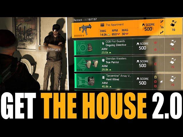 GET THE HOUSE 2.0 IN THE DIVISION 2 BEFORE IT'S GONE | BEST SMG AFTER PATCH