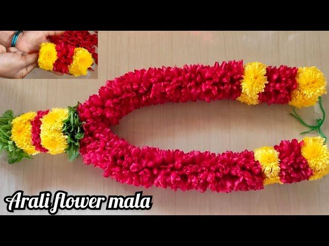 Arali flower garland / நீங்கள் விரும்பி கேட்ட அரளி பூ மாலை / arali poo malai