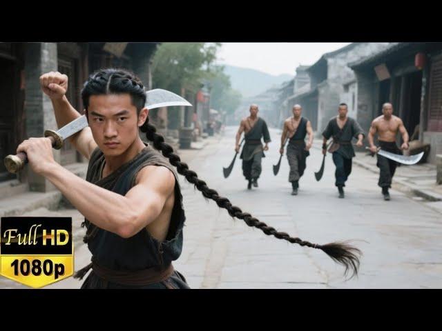 惡霸囂張挑釁，不料小夥用頭髮當武器，瞬間殺死所有敵人！| Kung Fu | 功夫 | 動作片 | 南拳北腿 | 樊少皇