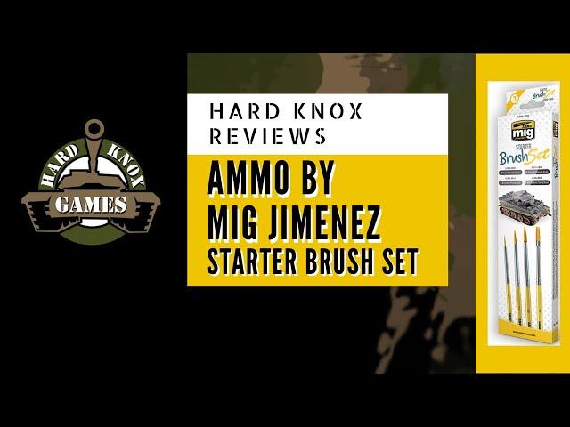 Ammo by Mig Jimenez Starter Brush Set Review