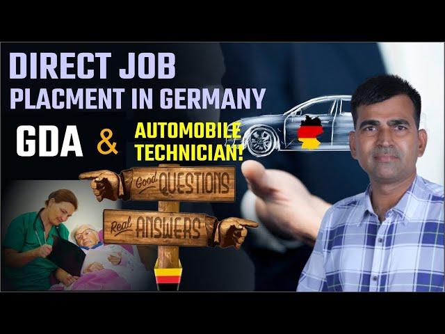 Placement in Germany | Direct job in Germany | GDA(care taker)/Automobile technician