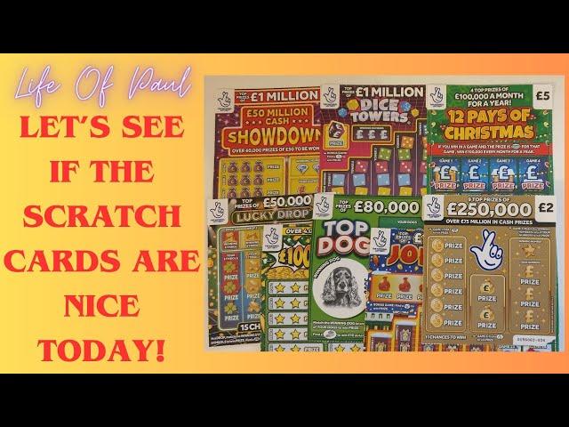 £25 mix of National lottery scratch cards. £25 mix of £5 and £2 scratch tickets 2023