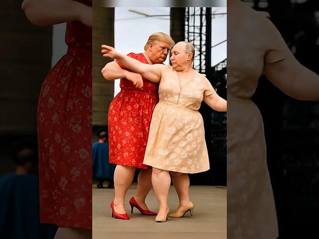 ‍️Trump & Putin Amazing Dance move Parody#shorts #trump #putin #ai #parody #trumpputi#dance #meme