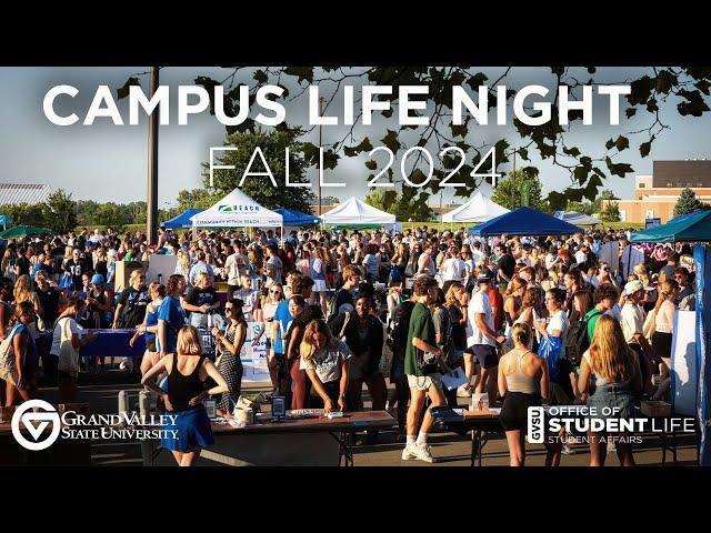 GVSU Campus Life Night Fall 2024